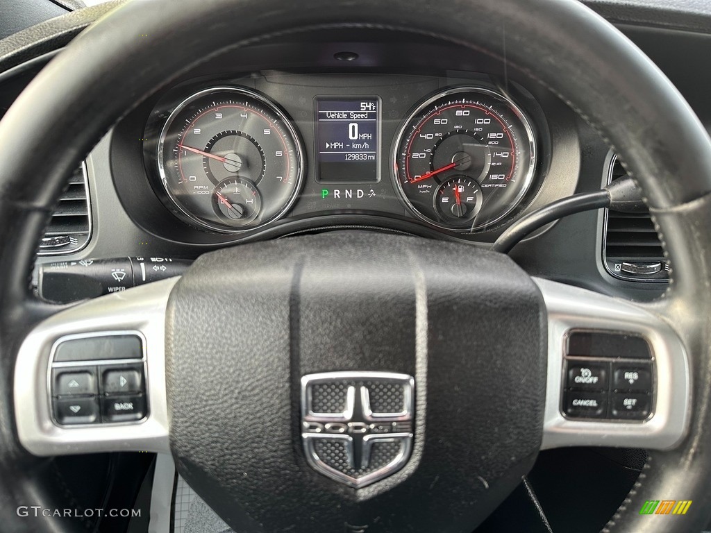 2011 Dodge Charger Police Black Steering Wheel Photo #145647346