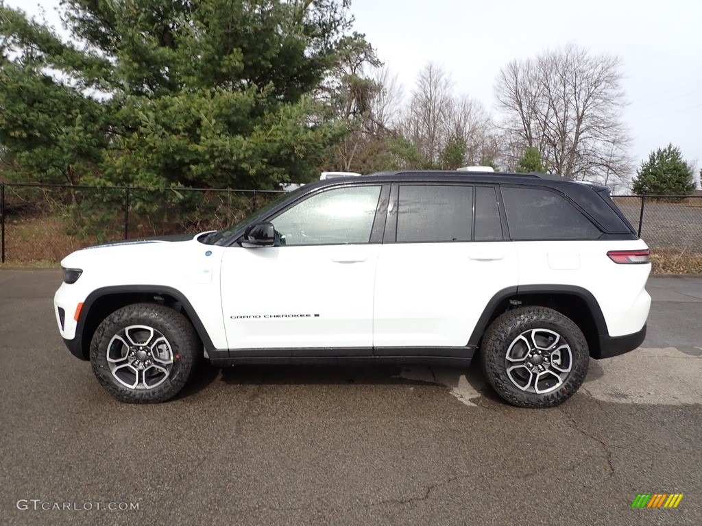 Bright White 2023 Jeep Grand Cherokee Trailhawk 4XE Exterior Photo #145647523