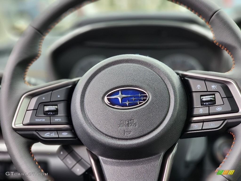2023 Subaru Crosstrek Limited Black Steering Wheel Photo #145647535