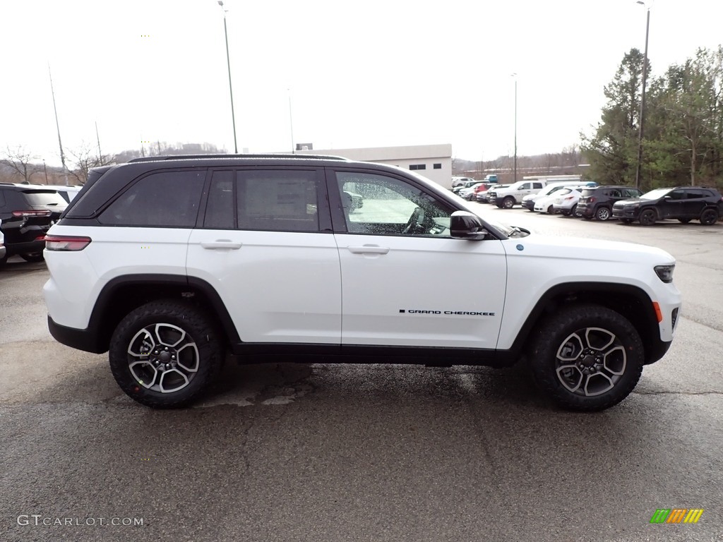 Bright White 2023 Jeep Grand Cherokee Trailhawk 4XE Exterior Photo #145647652