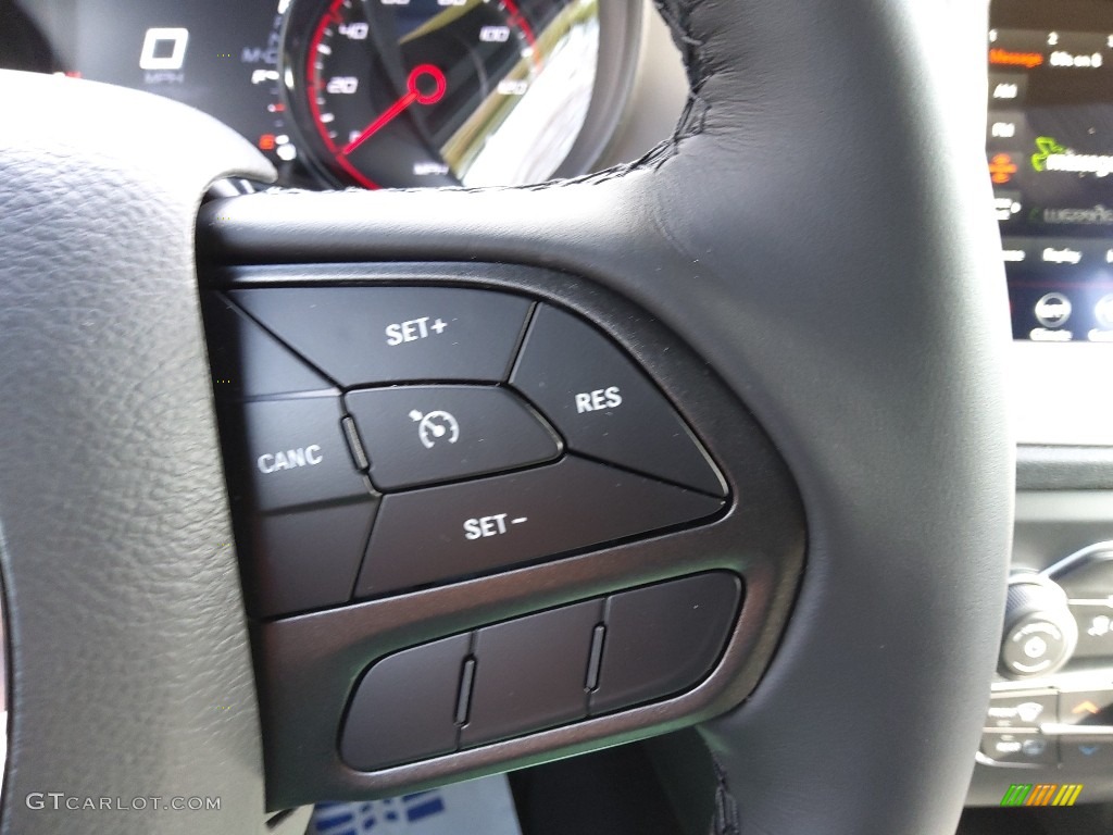 2023 Dodge Charger SXT Blacktop Black Steering Wheel Photo #145647862