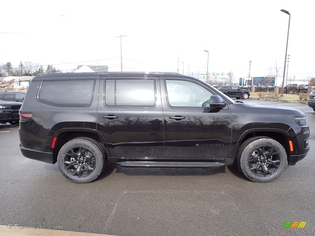 Diamond Black Crystal Pearl 2023 Jeep Wagoneer Series II 4x4 Exterior Photo #145648177