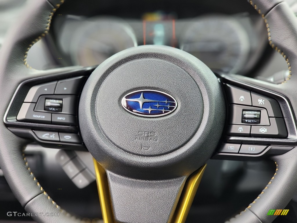 2023 Subaru Crosstrek Sport Gray Steering Wheel Photo #145648225