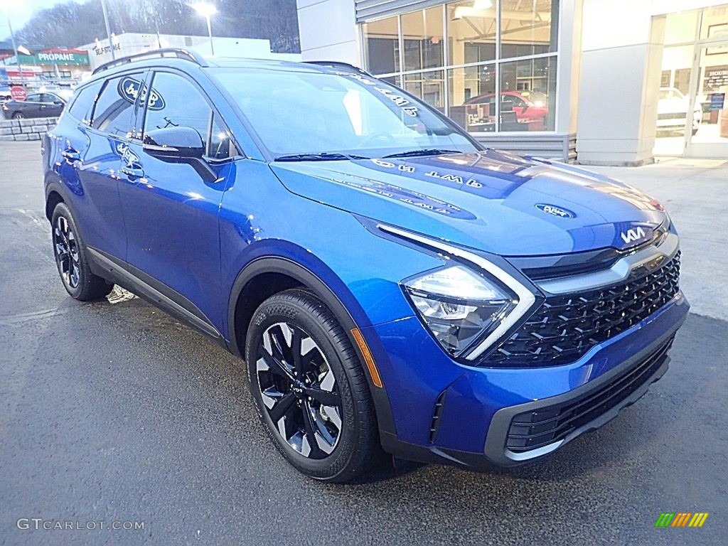 2023 Sportage X-Line AWD - Sapphire Blue / Black photo #9