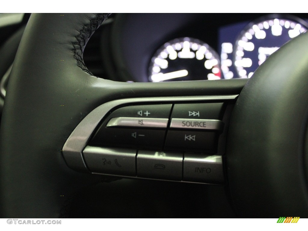 2022 Mazda CX-30 S Select AWD Black Steering Wheel Photo #145648423