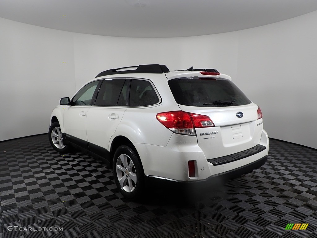2014 Outback 2.5i Premium - Satin White Pearl / Ivory photo #6