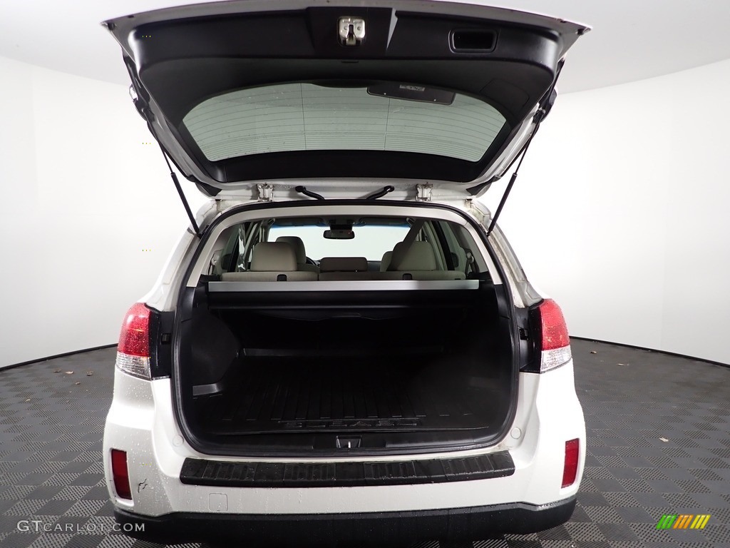 2014 Outback 2.5i Premium - Satin White Pearl / Ivory photo #8