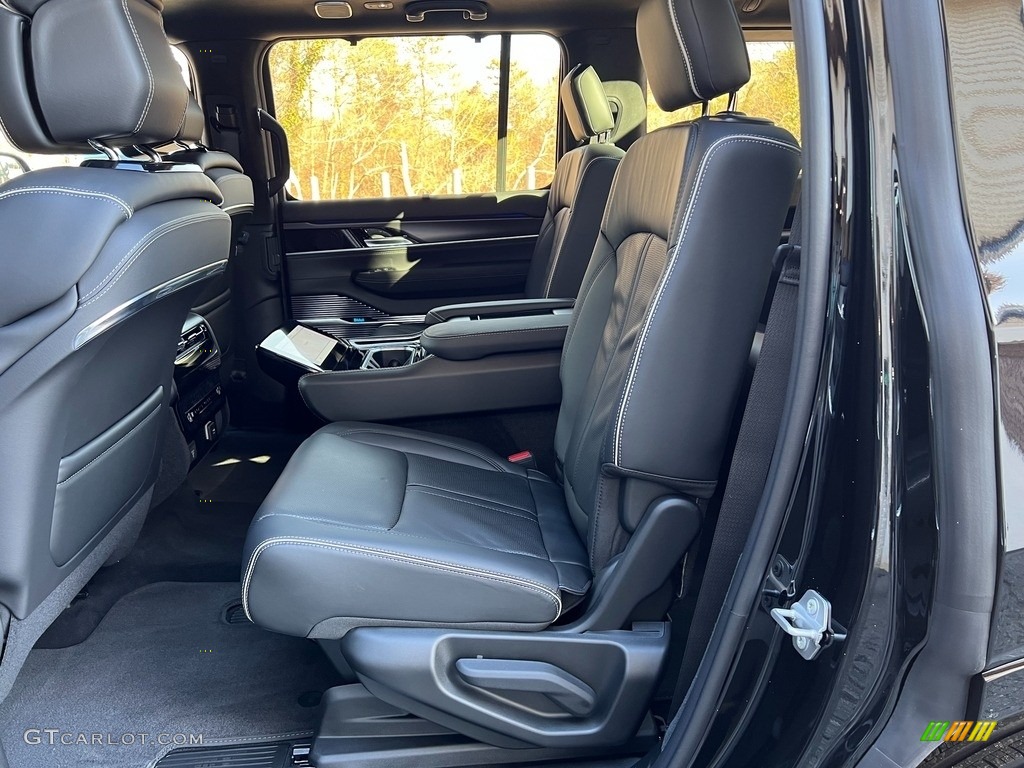 2023 Jeep Grand Wagoneer Obsidian 4x4 Rear Seat Photo #145648678