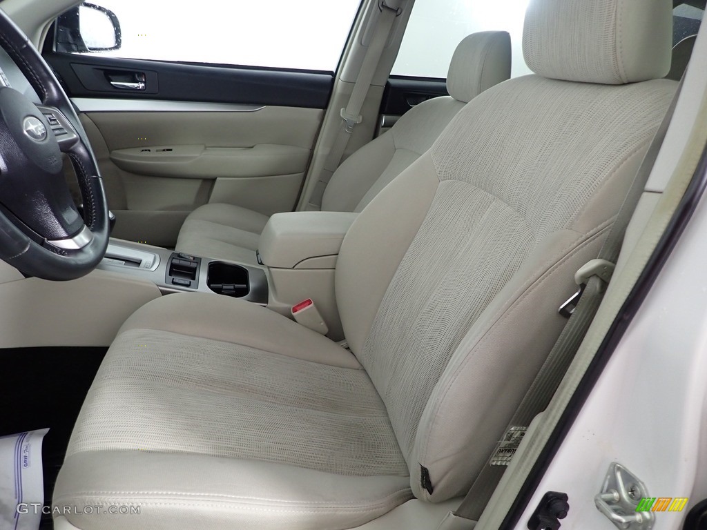 2014 Outback 2.5i Premium - Satin White Pearl / Ivory photo #14
