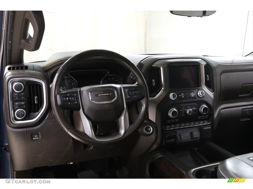 2019 Sierra 1500 Denali Crew Cab 4WD - Pacific Blue Metallic / Dark Walnut/­Dark Ash Grey photo #7