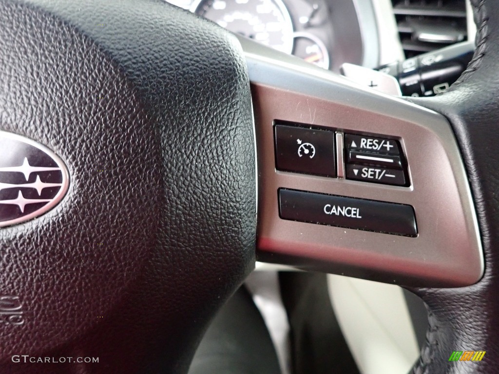 2014 Outback 2.5i Premium - Satin White Pearl / Ivory photo #17