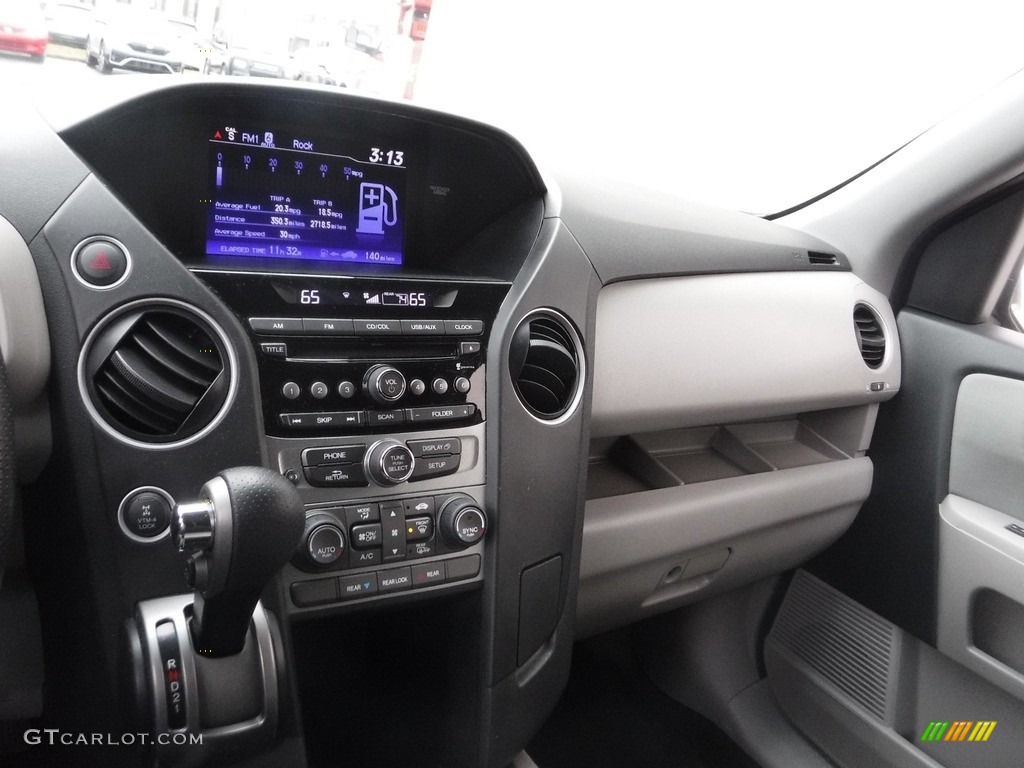 2014 Pilot EX 4WD - Modern Steel Metallic / Gray photo #16