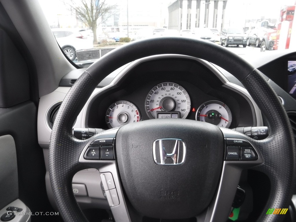 2014 Pilot EX 4WD - Modern Steel Metallic / Gray photo #21