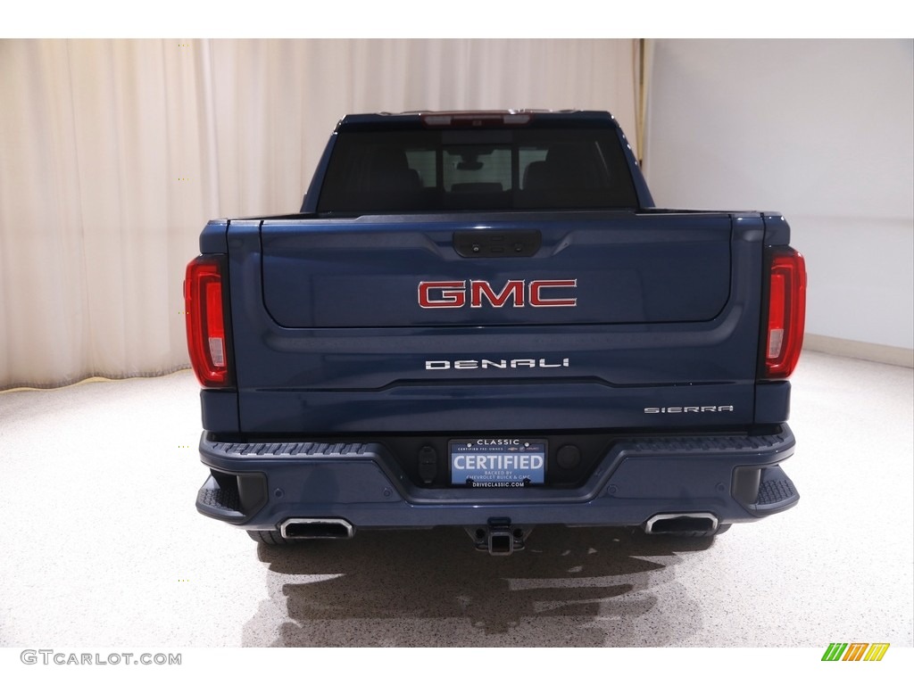 2019 Sierra 1500 Denali Crew Cab 4WD - Pacific Blue Metallic / Dark Walnut/­Dark Ash Grey photo #22