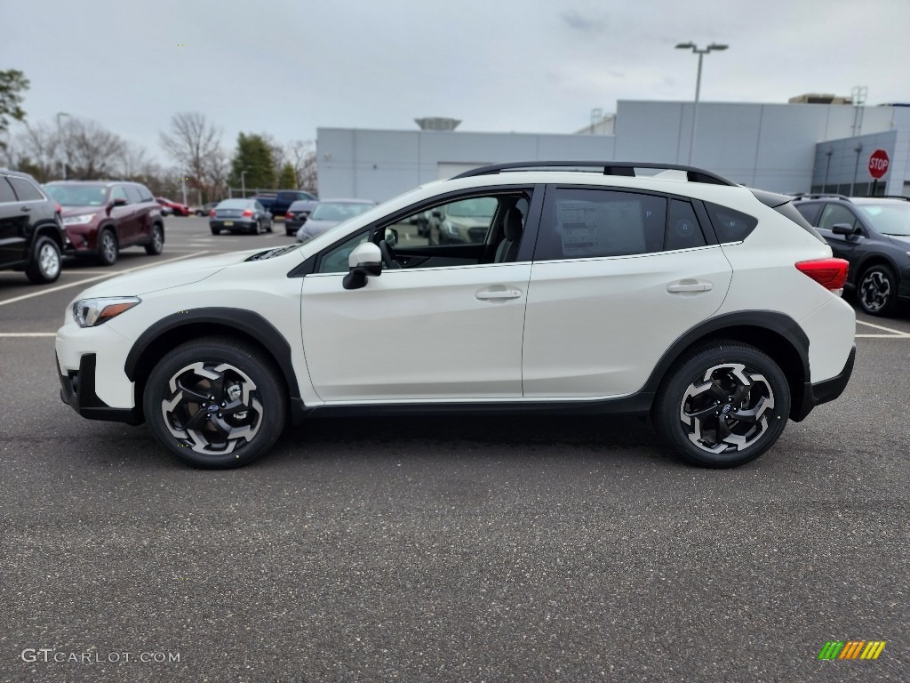 Crystal White Pearl 2023 Subaru Crosstrek Limited Exterior Photo #145649086