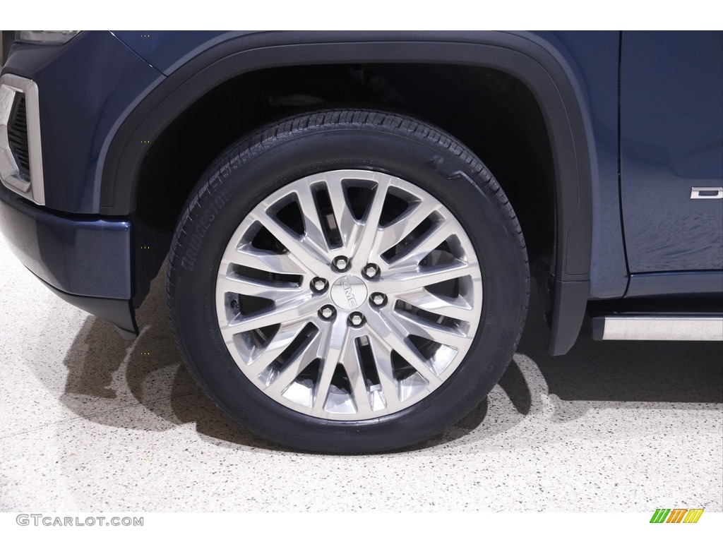 2019 Sierra 1500 Denali Crew Cab 4WD - Pacific Blue Metallic / Dark Walnut/­Dark Ash Grey photo #24