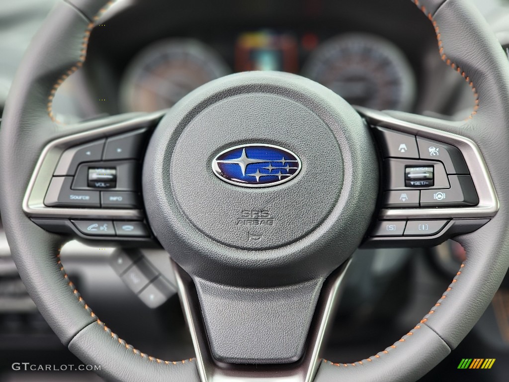 2023 Subaru Crosstrek Limited Gray Steering Wheel Photo #145649263