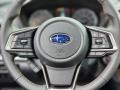 Gray 2023 Subaru Crosstrek Limited Steering Wheel