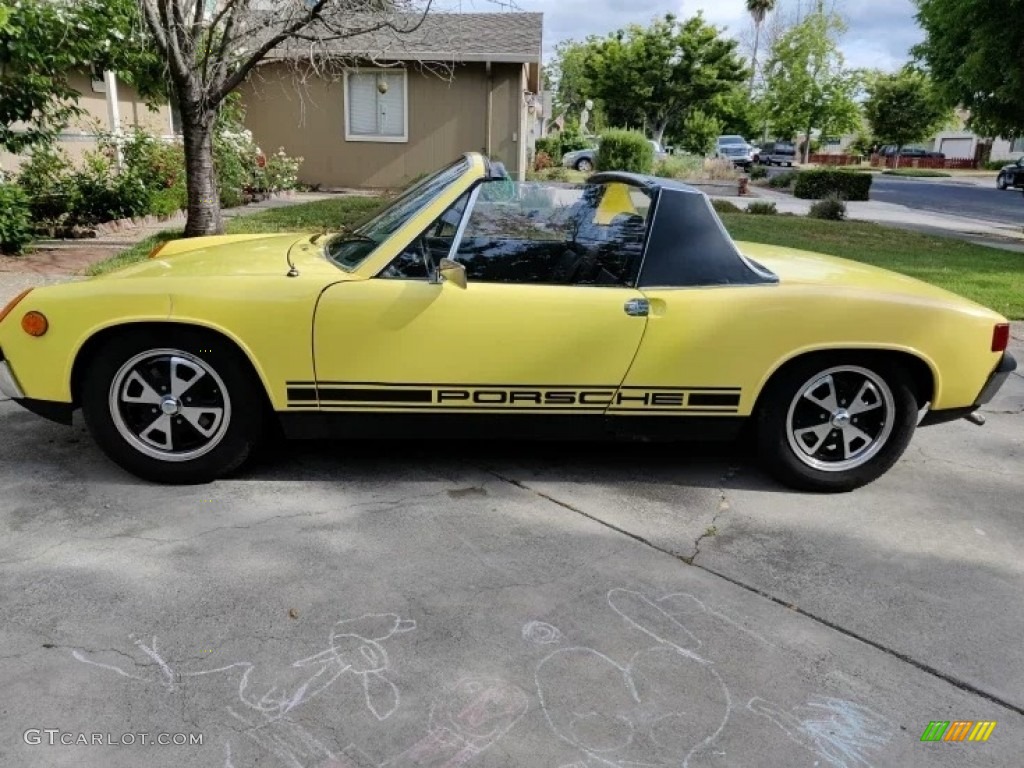 Chrome Yellow 1973 Porsche 914 1.7 Exterior Photo #145649974