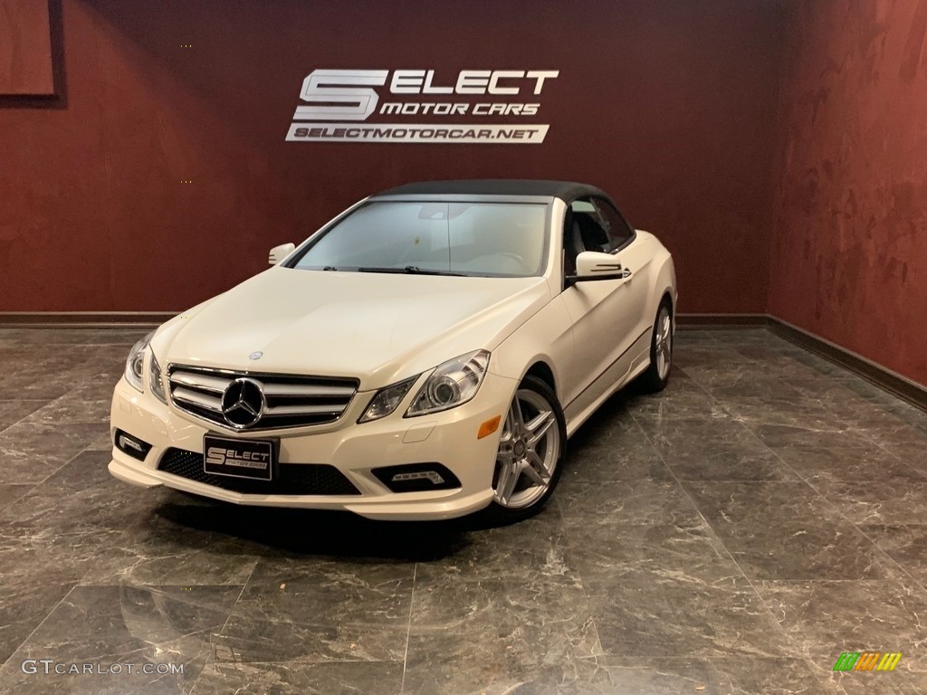 2011 E 550 Cabriolet - Arctic White / Black photo #1