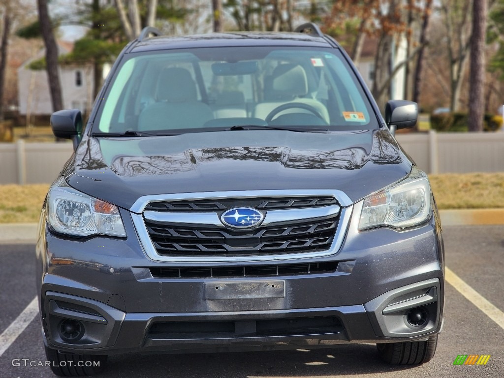 2017 Forester 2.5i - Dark Gray Metallic / Gray photo #2