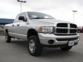 2005 Bright Silver Metallic Dodge Ram 2500 SLT Quad Cab 4x4  photo #3