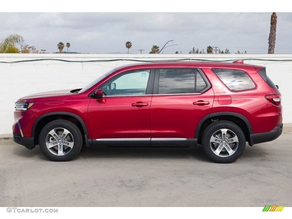 Radiant Red Metallic II 2023 Honda Pilot EX-L Exterior Photo #145651267