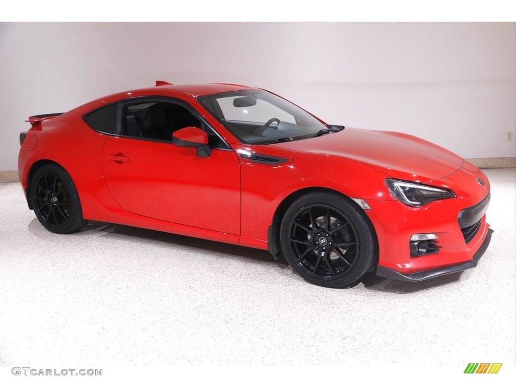 2014 BRZ Limited - Lightning Red / Black photo #1