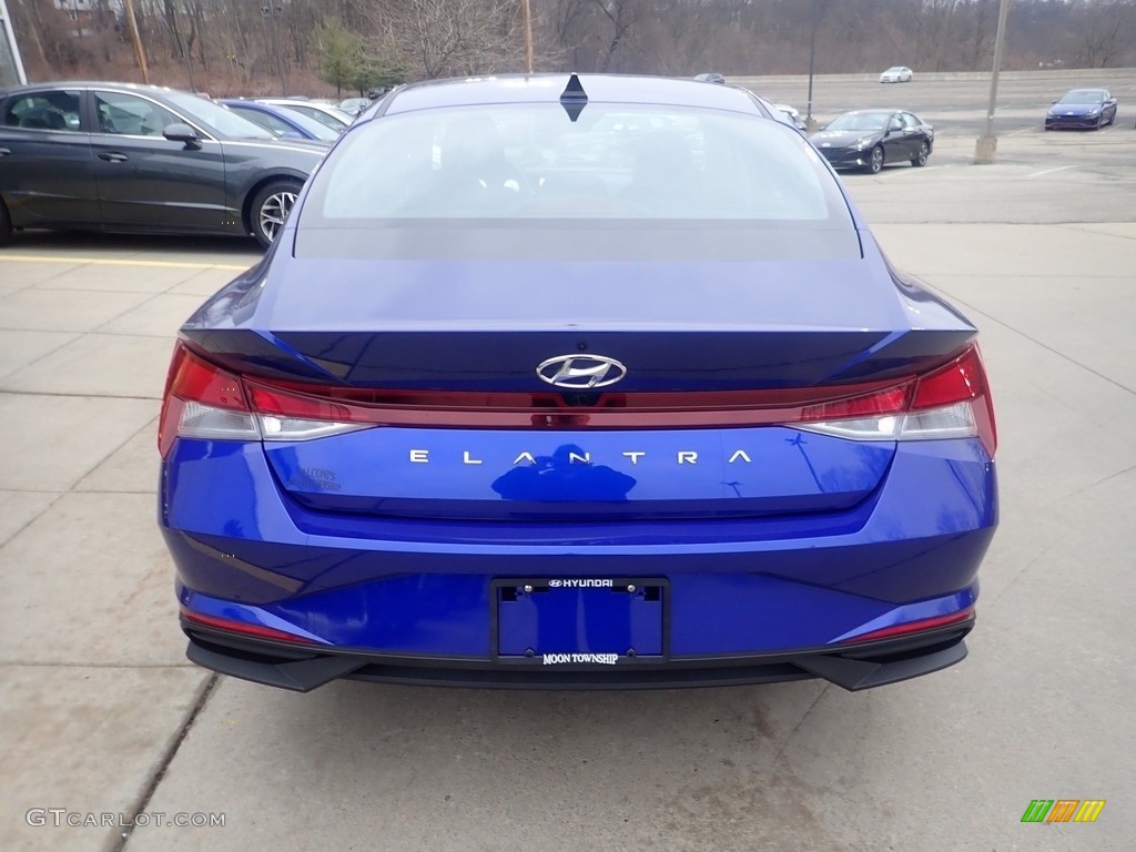 2023 Elantra SEL - Intense Blue / Black photo #3