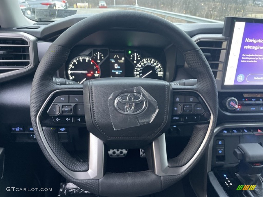 2023 Toyota Tundra TRD Off Road Double Cab 4x4 Boulder Steering Wheel Photo #145652032