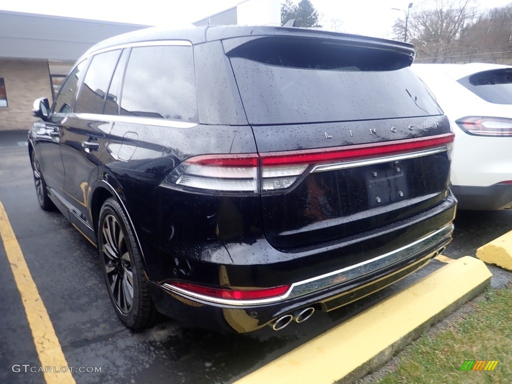 2020 Aviator Black Label Grand Touring AWD - Infinite Black / Black Label Luggage Tan photo #2