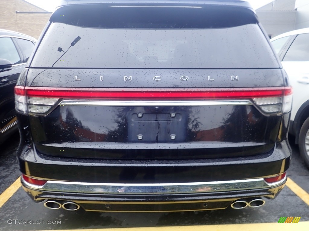 2020 Aviator Black Label Grand Touring AWD - Infinite Black / Black Label Luggage Tan photo #3