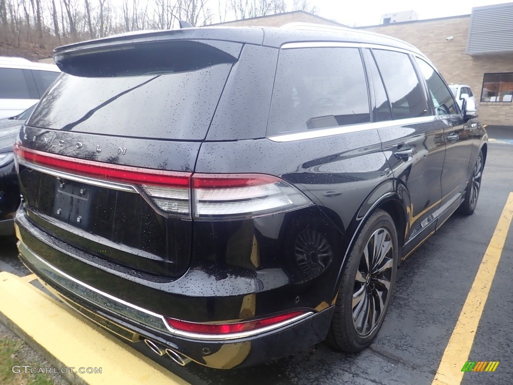 2020 Aviator Black Label Grand Touring AWD - Infinite Black / Black Label Luggage Tan photo #4