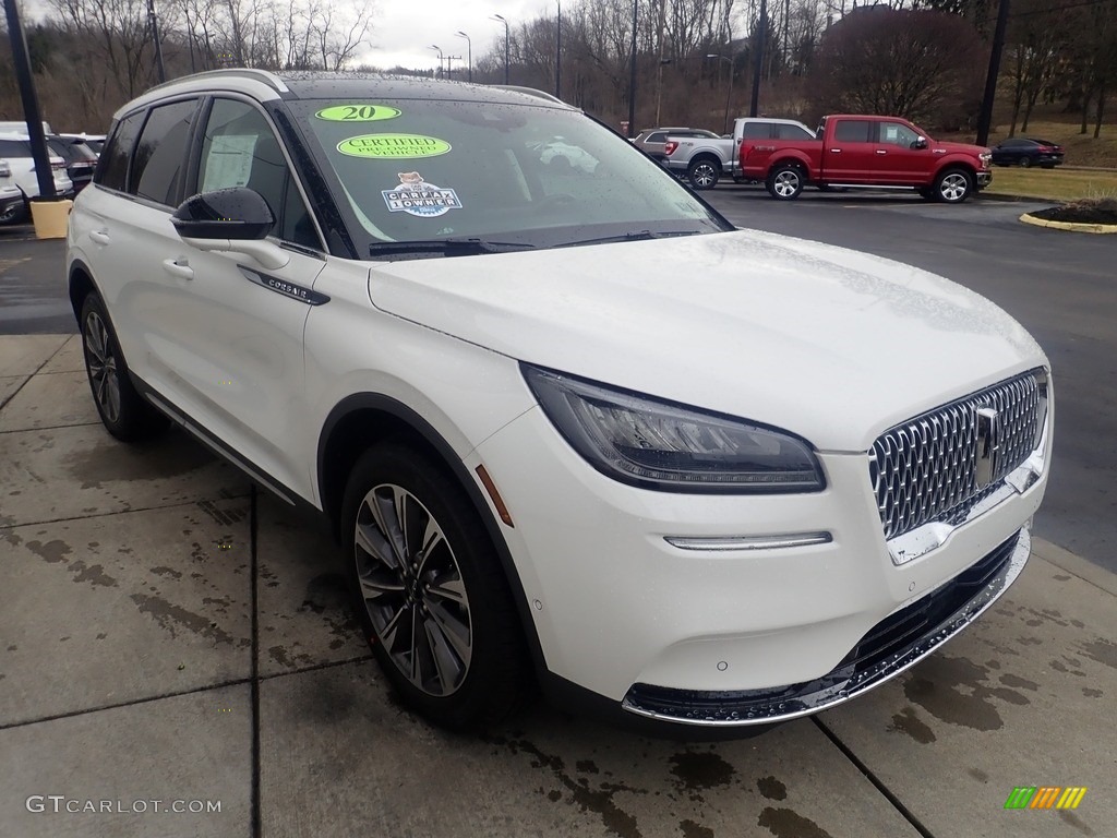 Pristine White 2020 Lincoln Corsair Reserve AWD Exterior Photo #145653061