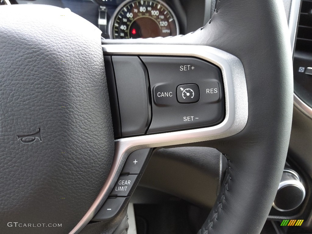 2023 Ram 1500 Big Horn Crew Cab 4x4 Black Steering Wheel Photo #145654144