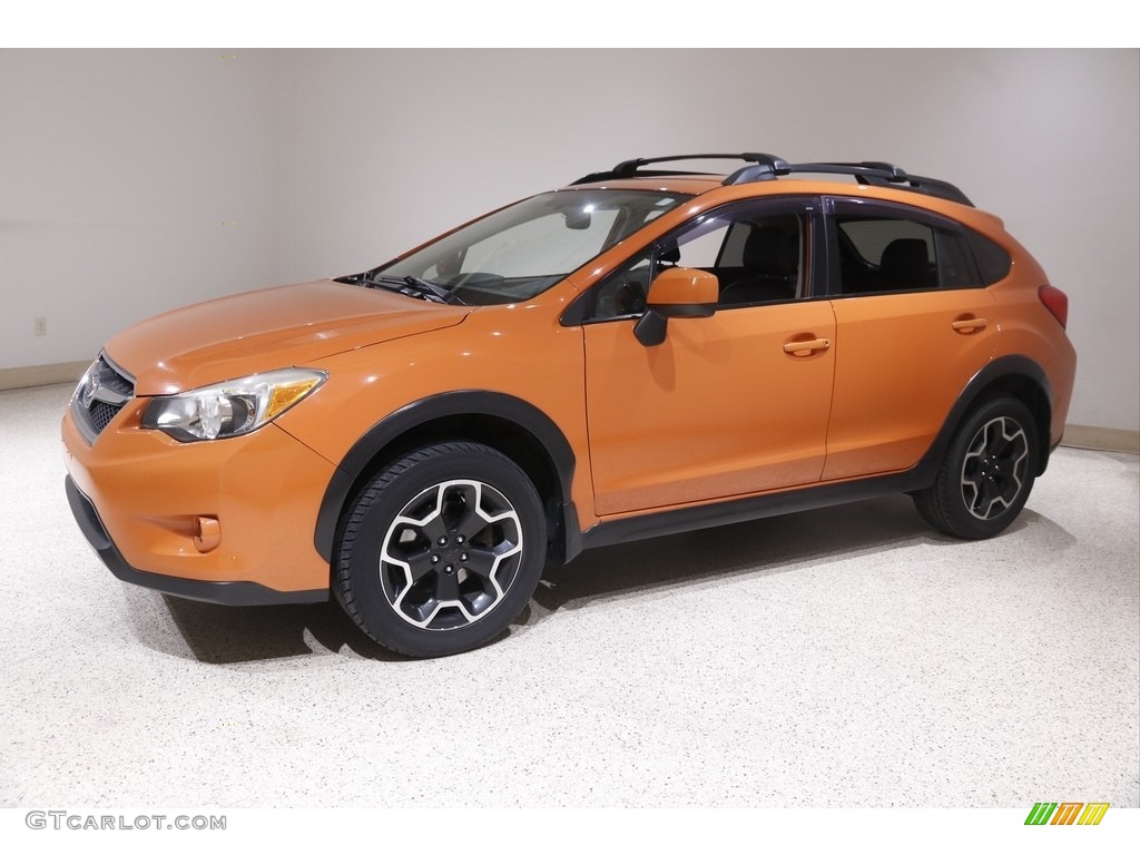 2014 XV Crosstrek 2.0i Limited - Tangerine Orange Pearl / Black photo #3