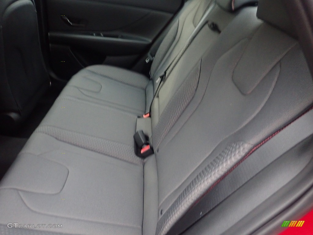 2023 Elantra N-Line - Scarlet Red Pearl / Black photo #12