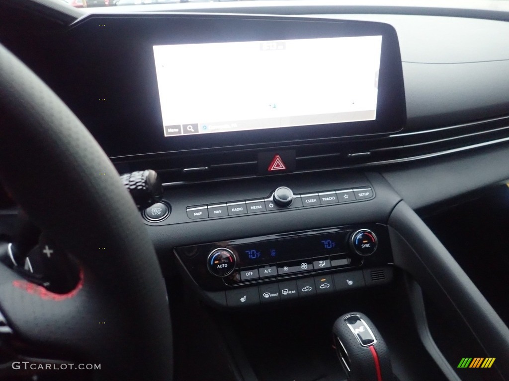 2023 Elantra N-Line - Scarlet Red Pearl / Black photo #17