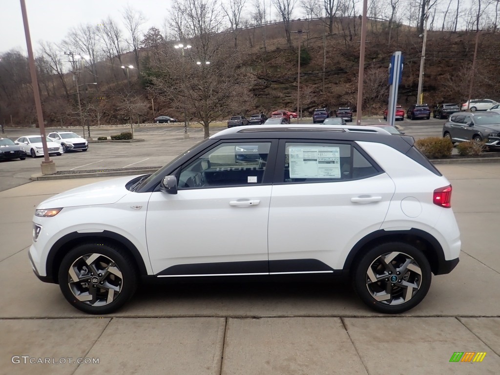 Ceramic White 2023 Hyundai Venue Limited Exterior Photo #145654618