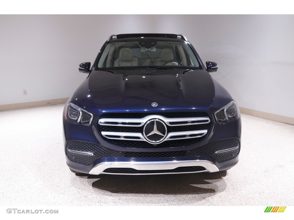 2020 GLE 450 4Matic - Lunar Blue Metallic / Macchiato Beige/Magma Grey photo #2