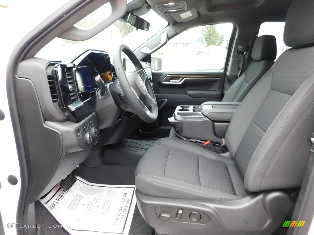 Jet Black Interior 2023 Chevrolet Silverado 1500 LT Crew Cab 4x4 Photo #145654717