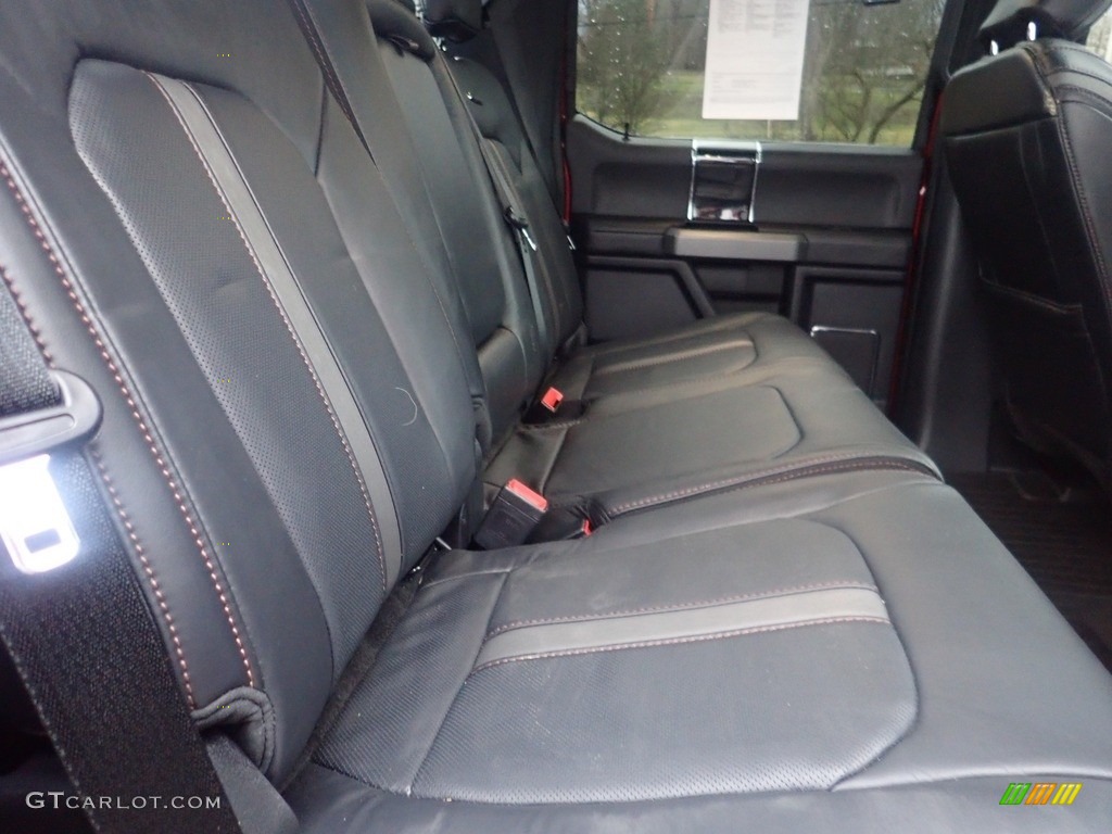 2022 Ford F350 Super Duty Platinum Crew Cab 4x4 Rear Seat Photo #145655257