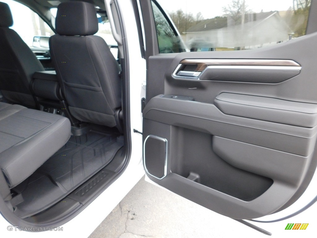 2023 Chevrolet Silverado 1500 LT Crew Cab 4x4 Jet Black Door Panel Photo #145655266