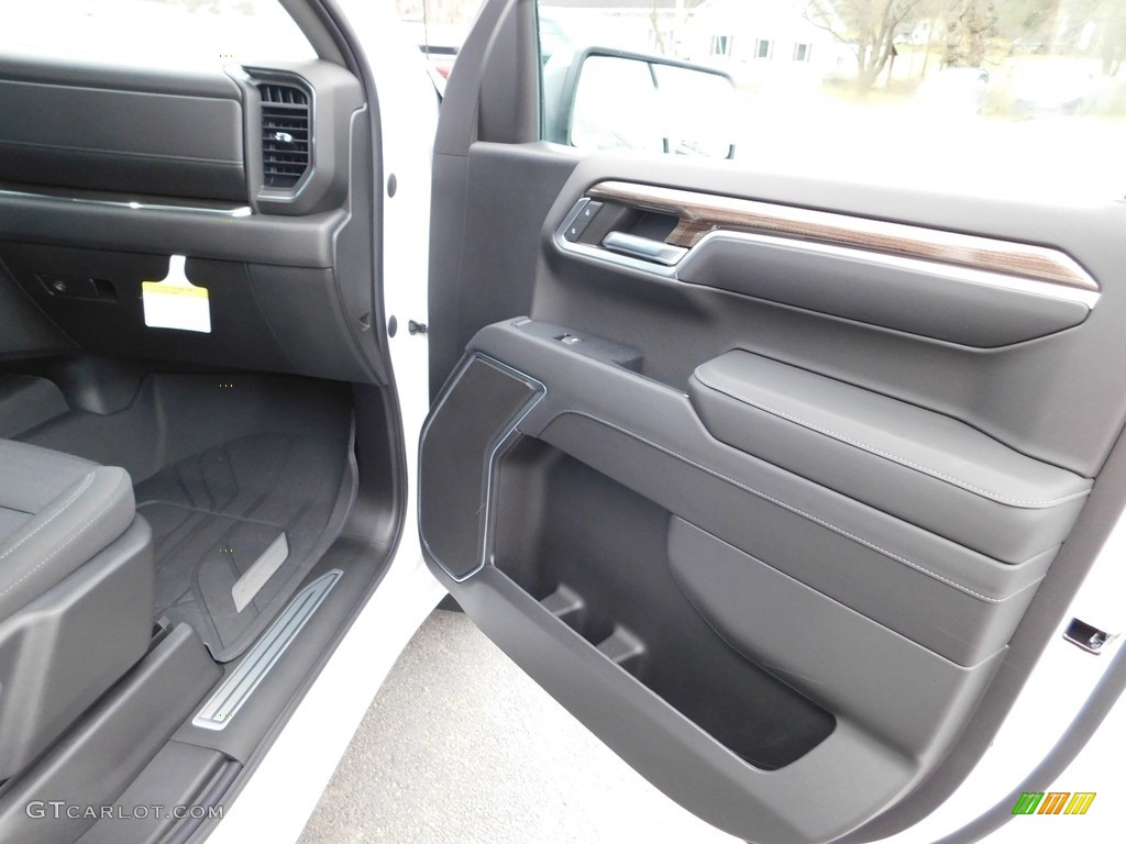 2023 Chevrolet Silverado 1500 LT Crew Cab 4x4 Jet Black Door Panel Photo #145655326