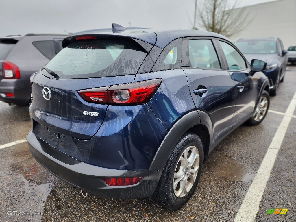 2020 CX-3 Sport AWD - Deep Crystal Blue Mica / Black photo #3