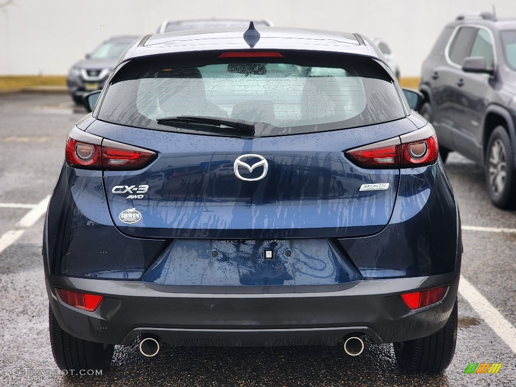 2020 CX-3 Sport AWD - Deep Crystal Blue Mica / Black photo #4