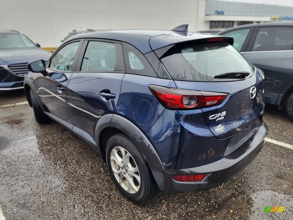 2020 CX-3 Sport AWD - Deep Crystal Blue Mica / Black photo #5
