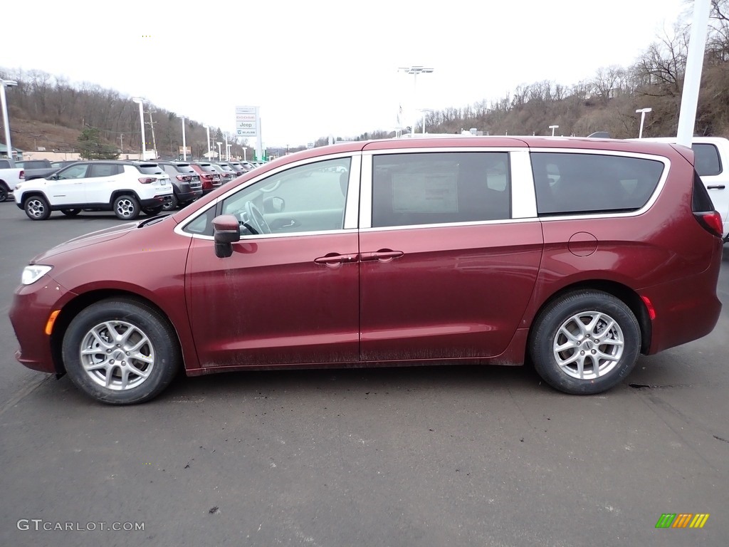 Velvet Red Pearl 2023 Chrysler Pacifica Touring L Exterior Photo #145655731