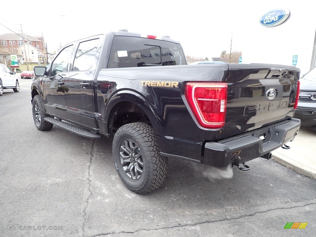 Agate Black Metallic 2022 Ford F150 Tremor SuperCrew 4x4 Exterior Photo #145655779