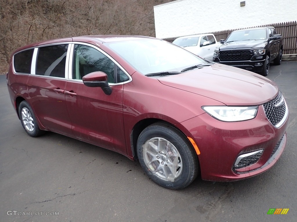 Velvet Red Pearl 2023 Chrysler Pacifica Touring L Exterior Photo #145655857